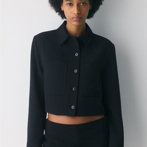 Wilfred Crepe Jacket
